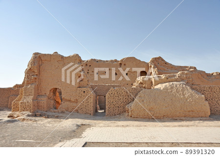 絲綢之路，新疆維吾爾自治區，中國，吐魯番，高昌故城 89391320