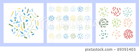Probiotics set concept Probiotics set concept 89391403