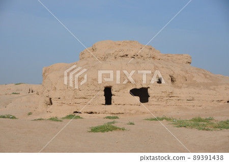 絲綢之路，新疆維吾爾自治區，中國，吐魯番，高昌故城 89391438