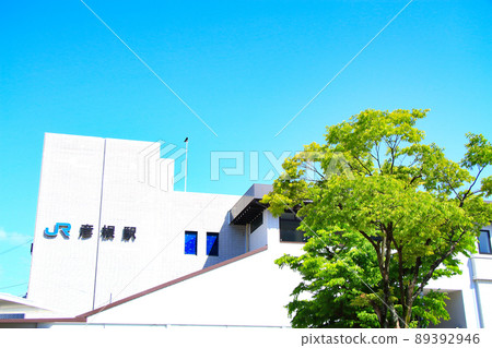 Scenery of JR Hikone Station, Hikone City 89392946