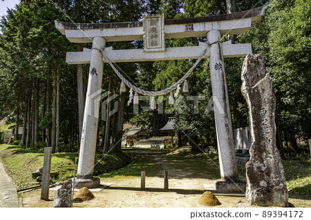 兵庫縣阿波賀神社鳥居朝來市 89394172