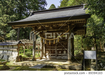 兵庫縣朝來市阿波賀神社弟子門 89394183