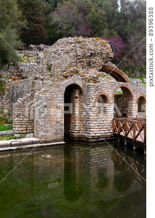 Ruins near theatre of Butrint National Park Ruins near theatre of Butrint National Park 89396388
