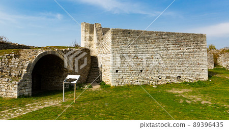 Remains of White Mosque in Berat Castle, Albania Remains of White Mosque in Berat Castle, Albania 89396435