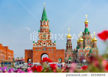 Annunciation Tower and Cathedral at Yoshkar-Ola, Russia 89396644