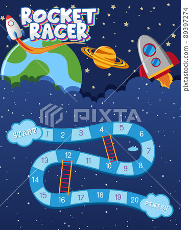 Game template with space theme background Game template with space theme background 89397274