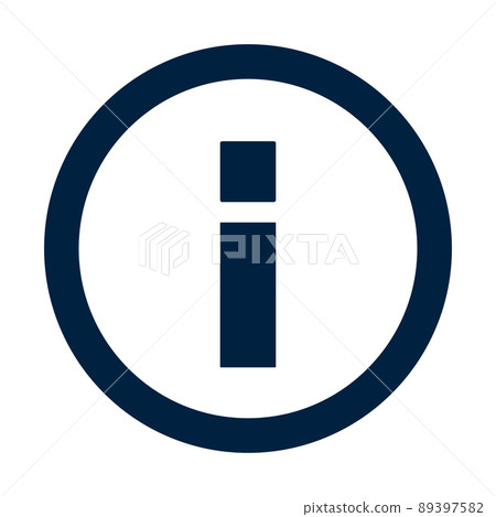 Information mark pictogram 89397582
