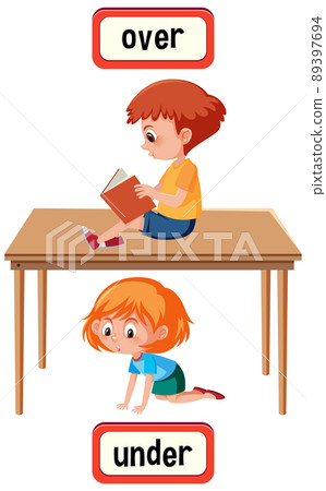 Opposite words for over and under Opposite words for over and under 89397694