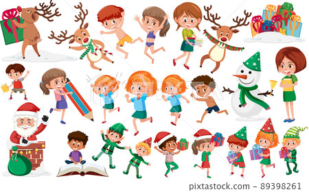 Collection of many kids doing different activities Collection of many kids doing different activities 89398261