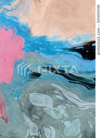Vector color banner. Hand drawn abstract paint brush stroke. 89400496