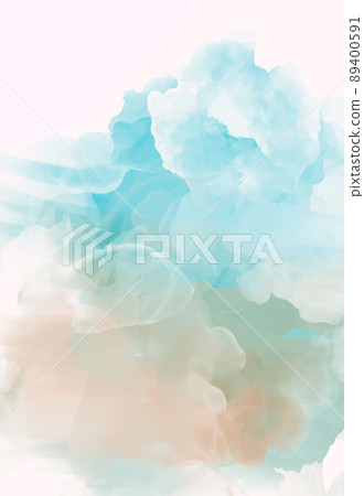 Hand painted abstract color background, vector illustration 89400591
