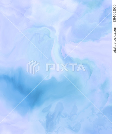 Elegant banner template design with blue paint. 89401006