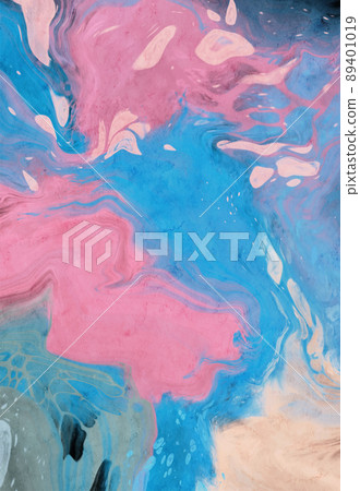 Vector color banner. Hand drawn abstract paint brush stroke. 89401019