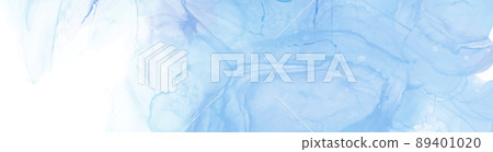 Elegant banner template design with color paint. 89401020