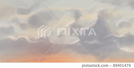Landscape background. Abstract art template. Vector illustration. 89401478