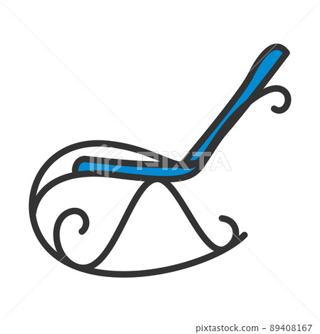 Rocking Chair Icon 89408167