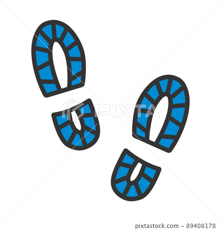 Boot Print Icon Boot Print Icon 89408178