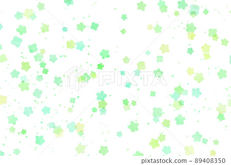 Background material_watercolor_flower_yellowish green Background material_watercolor_flower_yellowish green 89408350