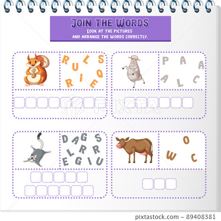 Arrange the letters in order with pictures Arrange the letters in order with pictures 89408381
