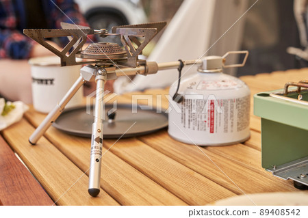 Stove, gas, camping, campsite, Korea 89408542