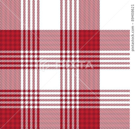 Red Ombre Plaid textured Seamless Pattern 89408621