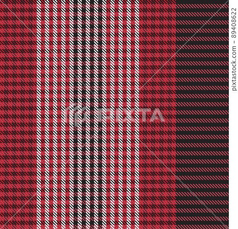 Red Ombre Plaid textured Seamless Pattern 89408622