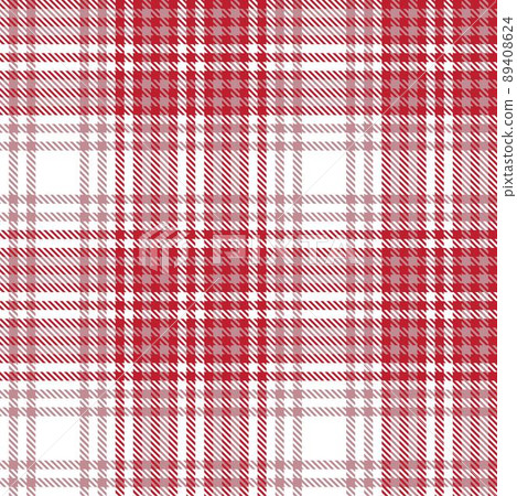 Red Ombre Plaid textured Seamless Pattern 89408624