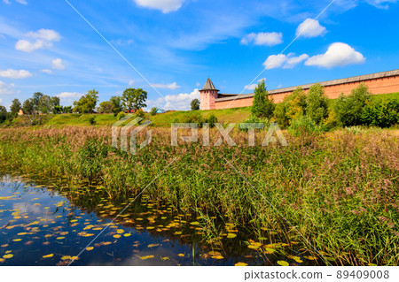 Monastery of Saint Euthymius wall in Suzdal, Russia 89409008