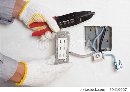 Outlet construction site Electrical construction site 89410007