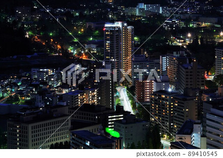 Night view of Sendai city (from Sendai Trust Tower) 89410545