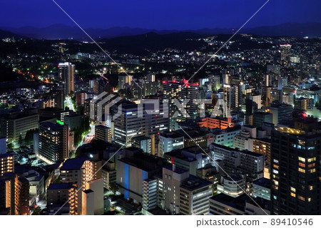 Night view of Sendai city (from Sendai Trust Tower) Night view of Sendai city (from Sendai Trust Tower) 89410546
