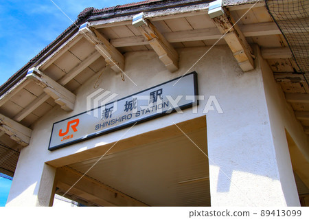 Scenery of JR Shinshiro Station, Shinshiro City Scenery of JR Shinshiro Station, Shinshiro City 89413099