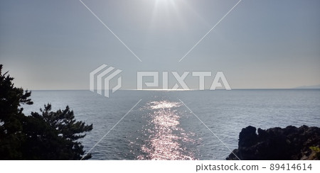 初夏陽光照耀的大海——伊豆城崎海岸 89414614