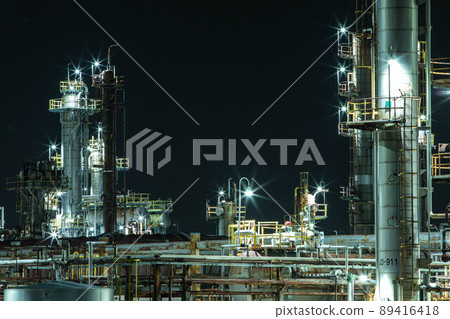Yokkaichi Plant Night view Yokkaichi Plant Night view 89416418