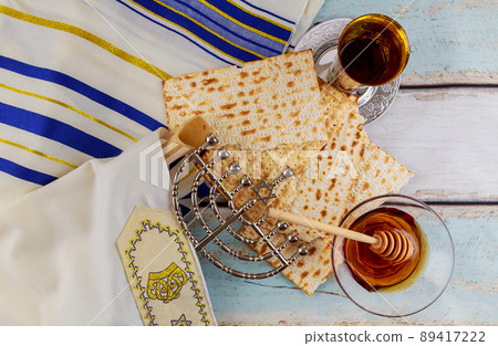 Jewish holiday hannukah with menorah traditional Jewish holiday hannukah with menorah traditional 89417222