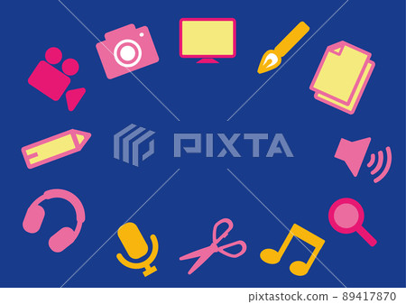 Creative image background illustration Creative image background illustration 89417870