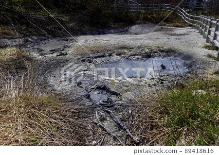 Bokke Lake Akan Forest Komichi Lakeside Scenery Hokkaido Eastern Hokkaido Bokke Lake Akan Forest Komichi Lakeside Scenery Hokkaido Eastern Hokkaido 89418616