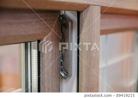 Modern window profile.Plastic Window Detail 89419215