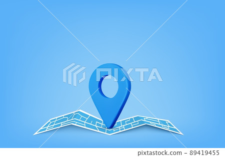 3D Map pins 3D Map pins 89419455