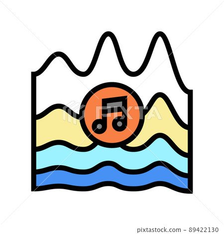 tone music color icon vector illustration tone music color icon vector illustration 89422130