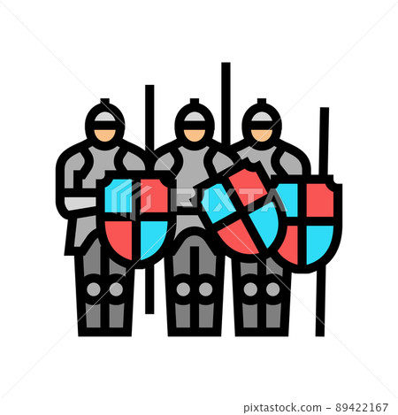 army medieval color icon vector illustration army medieval color icon vector illustration 89422167