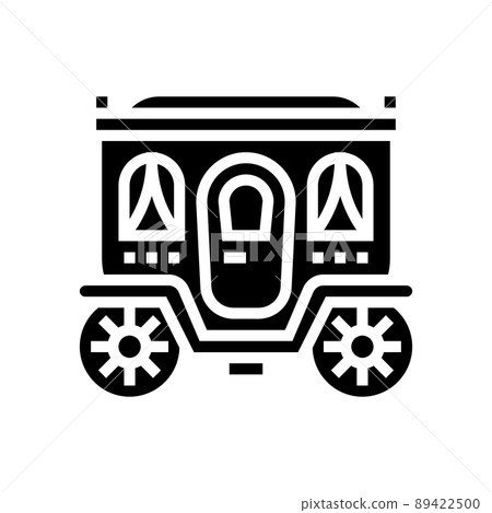 carriage fairy tale transport glyph icon vector illustration carriage fairy tale transport glyph icon vector illustration 89422500