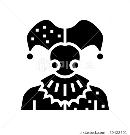 jester fairy tale glyph icon vector illustration jester fairy tale glyph icon vector illustration 89422501