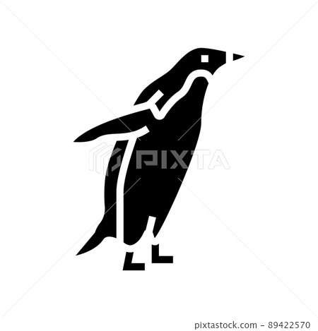 penguin bird glyph icon vector illustration penguin bird glyph icon vector illustration 89422570