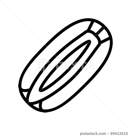 carrot seed line icon vector illustration 89422610