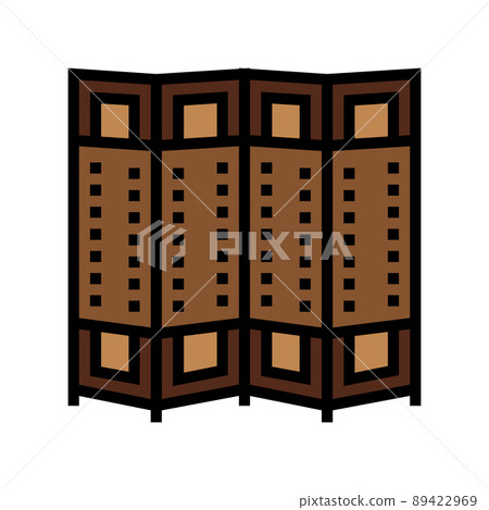 room divider color icon vector illustration 89422969