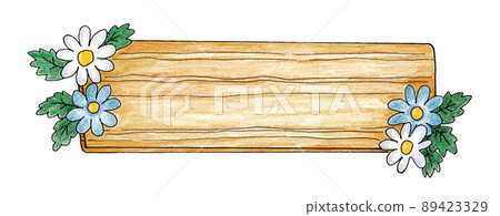 Hand drawn signboard illustration 89423329