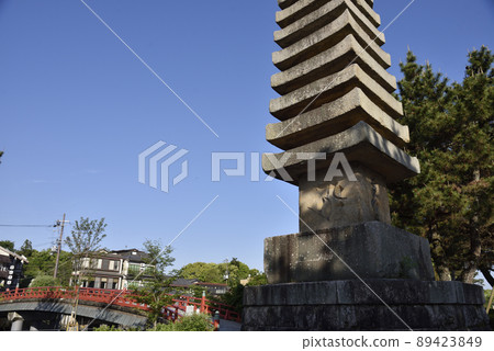 Ukishima Jumie Stone Pagoda Tokisenbashi Uji 89423849