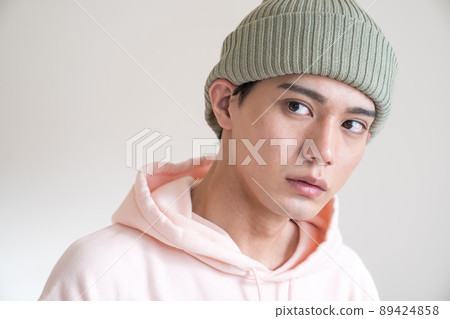 Cool male portrait street fashion skater hip hop Cool male portrait street fashion skater hip hop 89424858