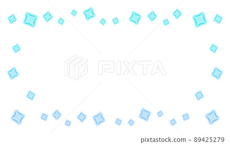 Glitter effect frame (light blue) Glitter effect frame (light blue) 89425279